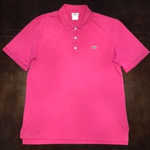 Men’s Lacoste polo size 4 (Medium).